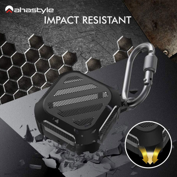 AHASTYLE Shock-Proof Rugged Protective Cover For Galaxy Buds PT131 - Image 4
