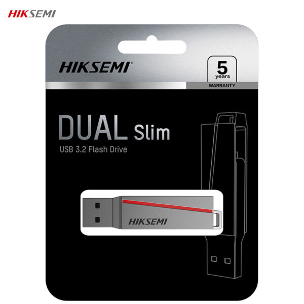 HIKSEMI 128GB USB 3.2 Dual Slim USB Flash Drive - Image 4