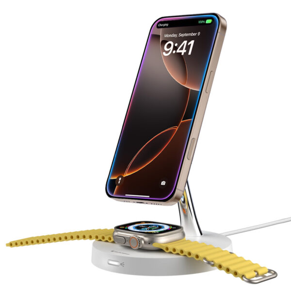 SwitchEasy MagPower 2-in-1 Magnetic Wireless Charging Stand